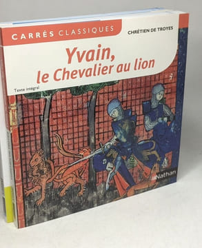 8 livres collection "Carré Classiques" (textes intégraux): La Vénus d'Ille + La Colonie + Yvain Le chevalier au lion + La farce du cuvier + Le ...