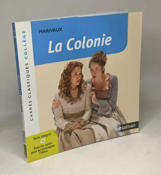 8 livres collection "Carré Classiques" (textes intégraux): La Vénus d'Ille + La Colonie + Yvain Le chevalier au lion + La farce du cuvier + Le ...