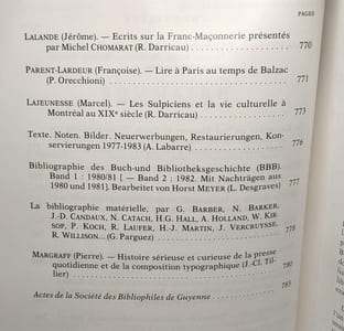 Revue française d'Histoire du livre - n°45 1984 - 53e année Oct. Nov. Déc. 1984