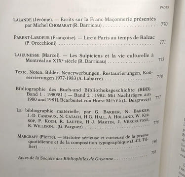 Revue française d'Histoire du livre - n°45 1984 - 53e année Oct. Nov. Déc. 1984. Société Des Bibliophiles De Guyenne