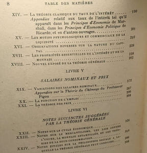 Théorie générale de l'emploi de l'intérêt et de la monnaie traduit de l'anglais par Jean de Largentaye