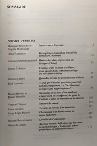 Cahiers de musiques traditionnelles volume 8 dossier : Terrains