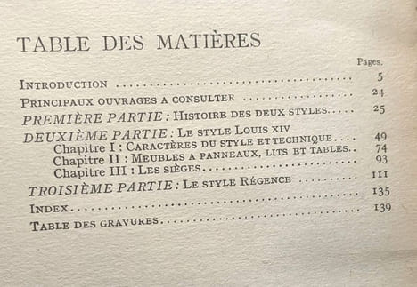 Le meuble français sous louis XIV et la régence. Roger De Félice