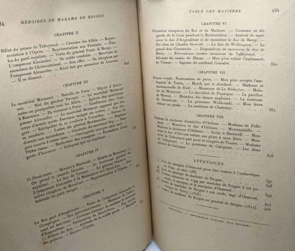 Récit d'une tante - Mémoires de la Comtesse de Boigne née d'Osmond - Tome I - Versailles - L'émigration - L'empire - La Restauration de 1814 --- ...