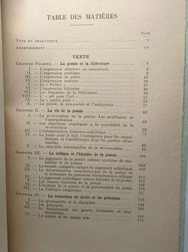 La Poésie. Introduction à la critique et à l'histoire de la poésie et de la littérature. Traduit de l'italien par D. Dreyfus. Croce Benedetto