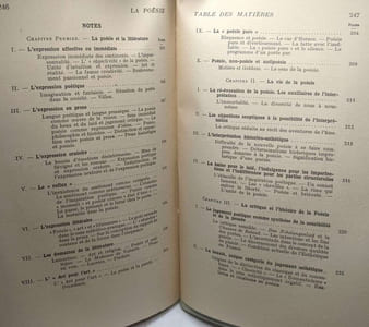 La Poésie. Introduction à la critique et à l'histoire de la poésie et de la littérature. Traduit de l'italien par D. Dreyfus