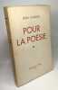Pour la poésie. Cassou Jean