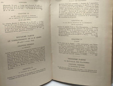 Mémoires pour servir à l'histoire de la guerre de 1914-1918 (tome premier et second)