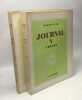 Journal V (1929) (éd. 1954) + Journal VIII Janvier 1933 - décembre 1933 (éd. 1959) --- 2 livres. Du Bos Charles