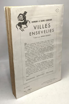 Villes ensevelies. Hermann Et Georg Schreiber