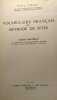 Vocabulaire français et méthode de style - cours pratique à l'usage de l'enseignement moyen et de l'enseignement normal. Thiry Paul