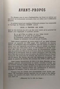 Une année d'éphémérides historiques liégeoises
