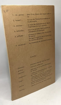 Au sujet des fondements de la théorie linguistique de Louis Hjelmslev. Extrait du "Bulletin de la Société de Linguistique" n° 42 (1946) - ...