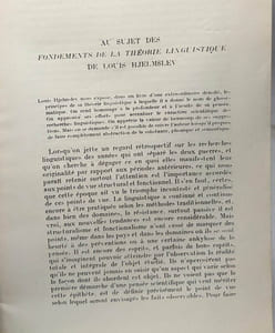 Au sujet des fondements de la théorie linguistique de Louis Hjelmslev. Extrait du "Bulletin de la Société de Linguistique" n° 42 (1946) - Republications Paulet n° 3
