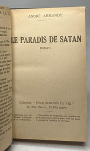 Le paradis de Satan / coll. pour oublier la vie
