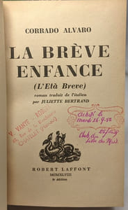 La brève enfance - traduit par Juliette Bertrand