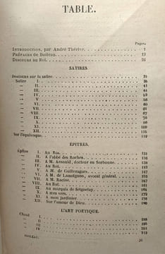 Oeuvres de Boileau / collection des classiques français. André Thérive