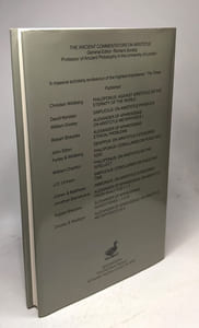 Ammonius: On Aristotle Categories (Ancient Commentators on Aristotle)