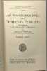 Las transformaciones del derecho público - traduccion con estudio preliminar de Adolfo Posada y Ramon Jaen. León Duguit