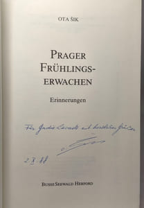 Prager Frühlingserwachen. Erinnerungen
