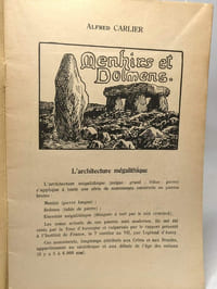 Menhirs et Dolmens - Bibliothèque du travail n°116 - 22 Mai 1950
