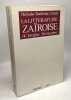 La littérature zaïroise de langue française. KADIMA-NZUJI Mukala
