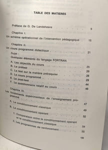 Construire un cours programmé / Éducation 2000