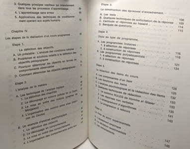 Construire un cours programmé / Éducation 2000
