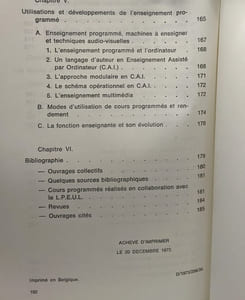 Construire un cours programmé / Éducation 2000