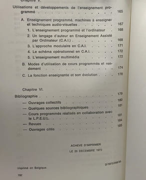 Construire un cours programmé / Éducation 2000. D. LECLERCQ-J. DONNAY- R.DE BAL