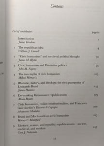 Renaissance Civic Humanism: Reappraisals and Reflections (Ideas in Context)