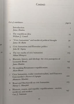 Renaissance Civic Humanism: Reappraisals and Reflections (Ideas in Context). Edited by James Hankins