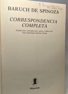 Correspondencia completa - traduccion introduccion notas e indices de Juan Domingo Sanchez Estop