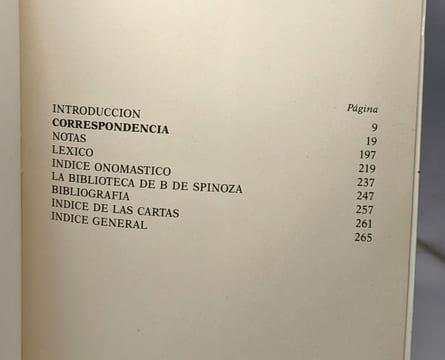 Correspondencia completa - traduccion introduccion notas e indices de Juan Domingo Sanchez Estop. Baruch De Spinoza
