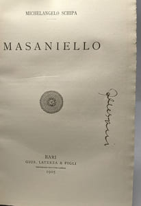 Masaniello - ricordi della storia e della vita napoletana nel secolo XVII