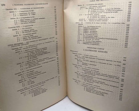 L'économie allemande contemporaine (Allemagne occidentale) 1945-1952. Piettre André