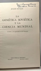 La genética soviética y la ciencia mundial. Lisenko y el significado de la Herencia
