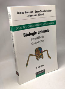 Biologie animale des invertébrés : Cours et QCM - 2e édition