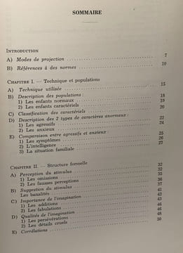 La personnalité des enfants normaux et caractériels à travers le test d'aperception C.A.T. Boulanger-Balleyguier G