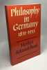 Philosophy in Germany 1831-1933. Schn&auml;delbach Herbert