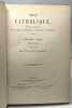 Revue catholique recueil religieux philosophique scientifique historique et littéraire années: 1861+1863+1871+1876+1877. Collectif