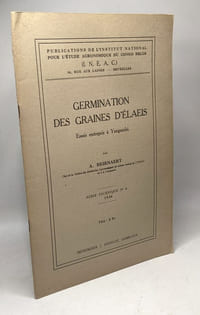 Germination des graines d'Elaeis essais entrepris à Yangambi - série technique n°4 1936