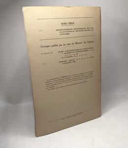Germination des graines d'Elaeis essais entrepris à Yangambi - série technique n°4 1936