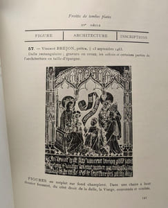 Catalogue descriptif - Frottis de tombes plates - 42 planches en simili-gravure musée royaux du cinquantenaire à Bruxelles