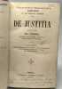 De Justitia - Praelectiones Theologicarum Compendium Ad Usum Theologiae Alumnorum / editio belgica. Carriere Jos