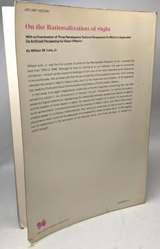 On the Rationalization of Sight. With Examination of Three Renaissance Texts on Perspective. Ivins William M