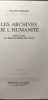 Les archives de l'humanité : Essai sur la philosophie de Vico (Coul.Idees). Remaud Olivier