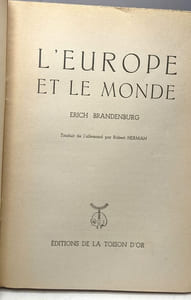 L'Europe et le monde