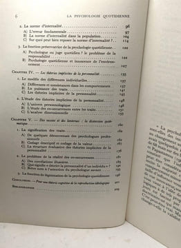 La psychologie quotidienne. Beauvois