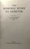 The Homeric Hymn to Demeter. Richardson N. N